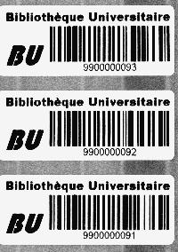 �tiquette biblioth�que universitaire