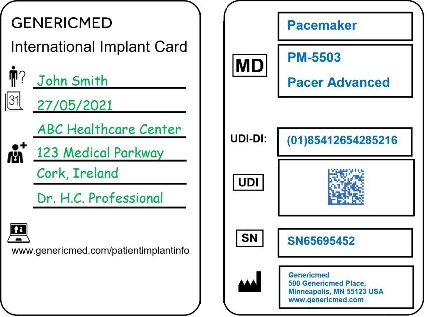 carte d'implant