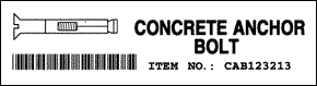 Shelf/Bin Label 102x51mm
