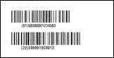 Health Industry Bar Code label 51x102mm